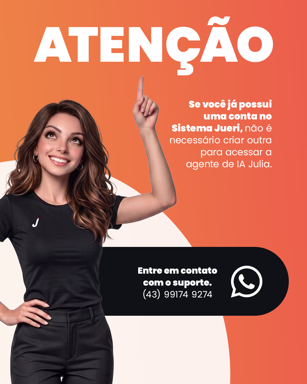 Aviso importante sobre a Julia IA